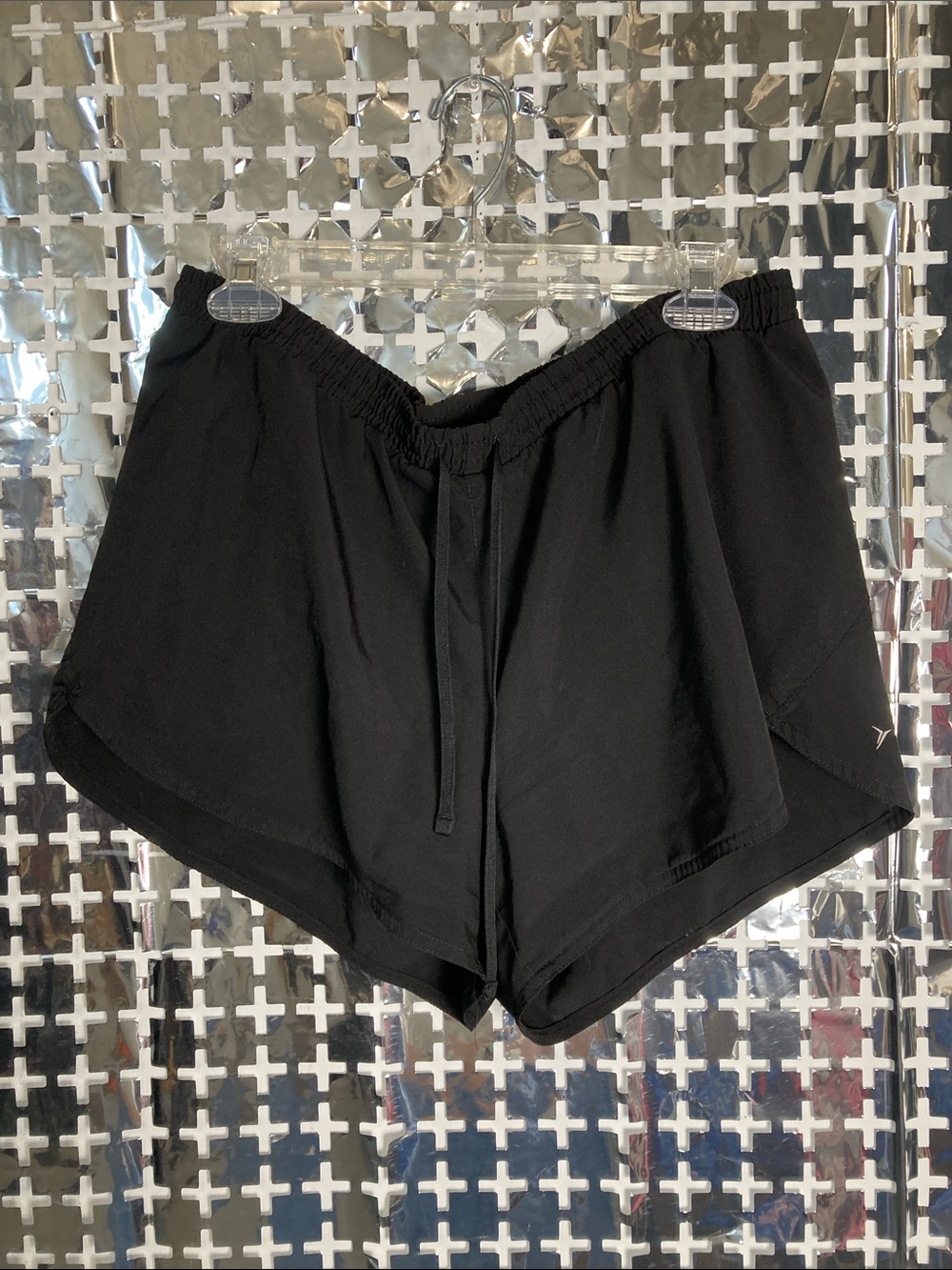 Old Navy Black Women's Athletic Drawstring Shorts - Lightweight Activewear